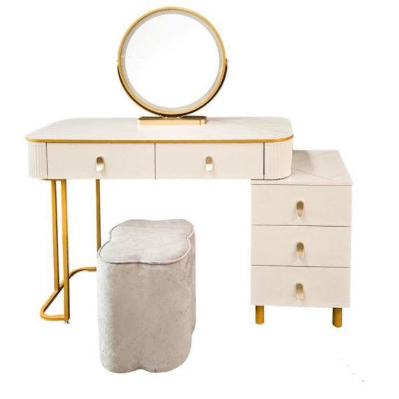 Dressing Table Set - White