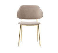 Isa Chair, Gold Leg (Sold in two's, priced individually)