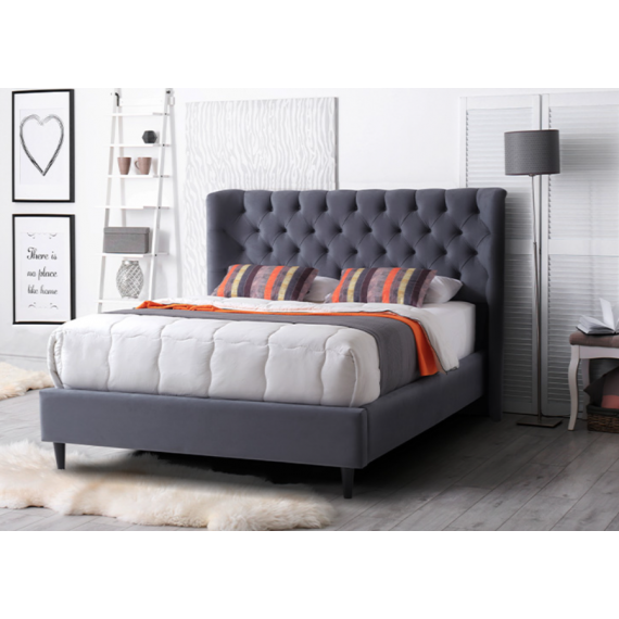 Norway Storage Bed Frame - Grey