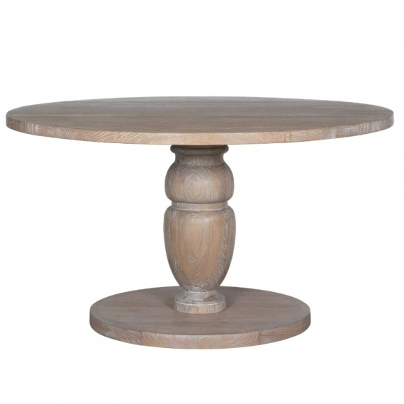 Sofia 1.6m Round Dining Table Hardwick/Rustic Brown