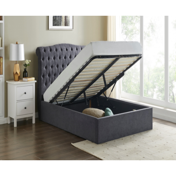 Encore Storage - Single Bed Frame - Dark Grey