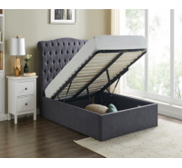 Encore Storage -King Size Bed Frame - Dark Grey