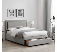 Tuesday - 5' King Size with Drawer Storage - Grey