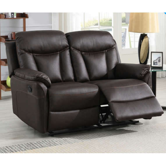 Quebec 2 Seater (Dark Brown)