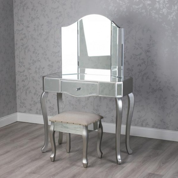 mirrored dressing table mirror