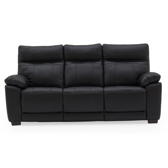 Tomasso Leather 3 Seater Sofa (Fixed)