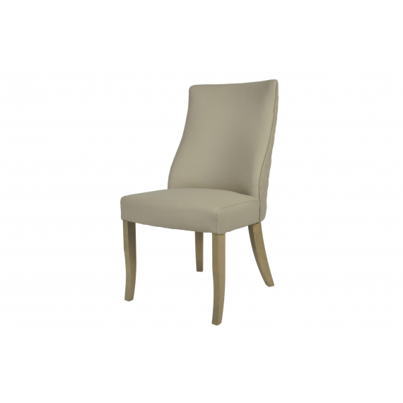 Millie Beige Faux Leather Dining Chair