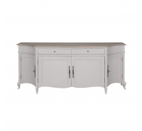 Sofia 4 Door Sideboard - Hardwick/Rustic Brown