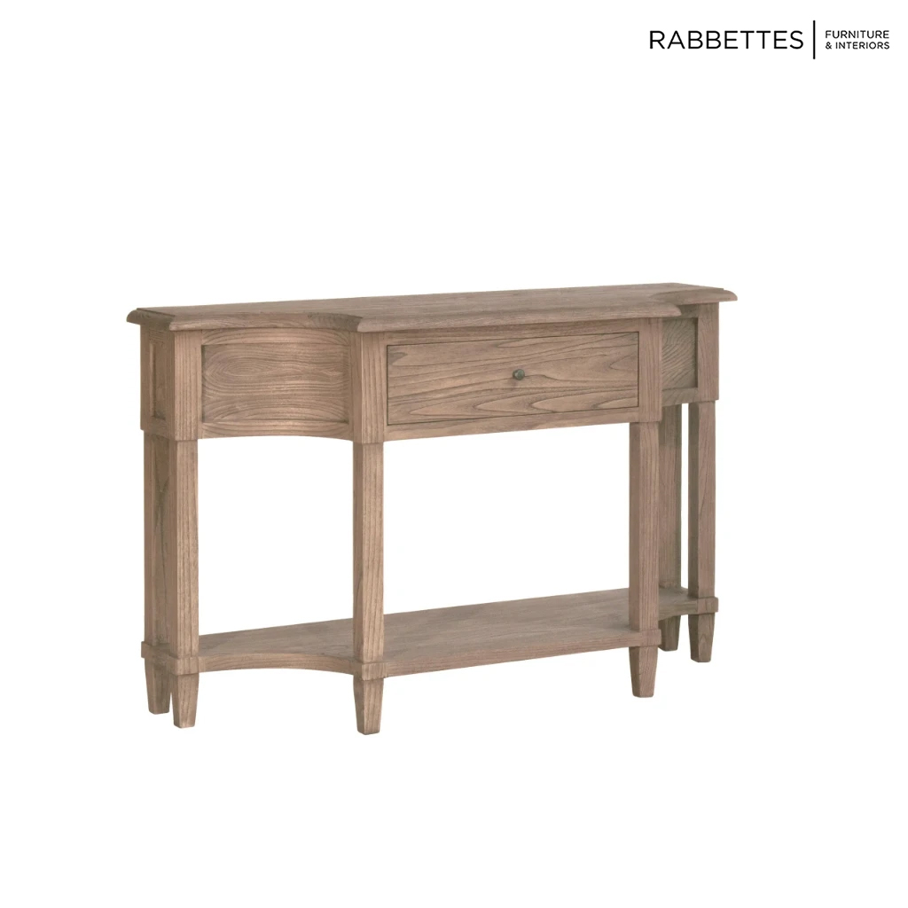 120cm Sofia Sofa Table – Rustic Brown - Image 2